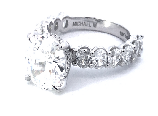 DIAMOND ENGAGEMENT SEMI-MOUNT RING - MICHAEL M