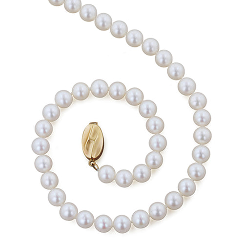 Honora 14k Yellow Gold Fresh Water Cultured Pearl Necklace - Honora