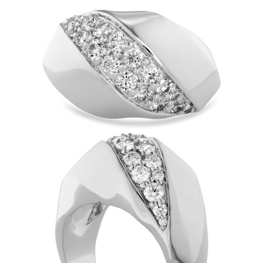 Hearts on Fire Atlantico Wave Right Hand Ring - Hearts on Fire