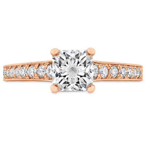 Hearts on Fire Liliana Milgrain DRM Engagement Ring - Dia Band - Hearts on Fire