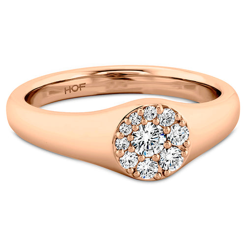 Hearts on Fire Tessa Circle Signet Ring - Hearts on Fire