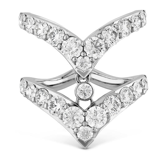 Hearts on Fire Triplicity Double Pointed Ring - Hearts on Fire