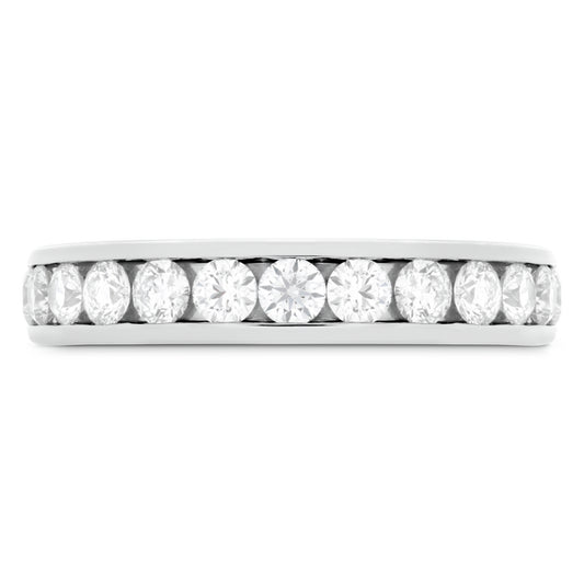 Hearts on Fire Channel Diamond Eternity Band 2.5 18k Gold White - Hearts on Fire