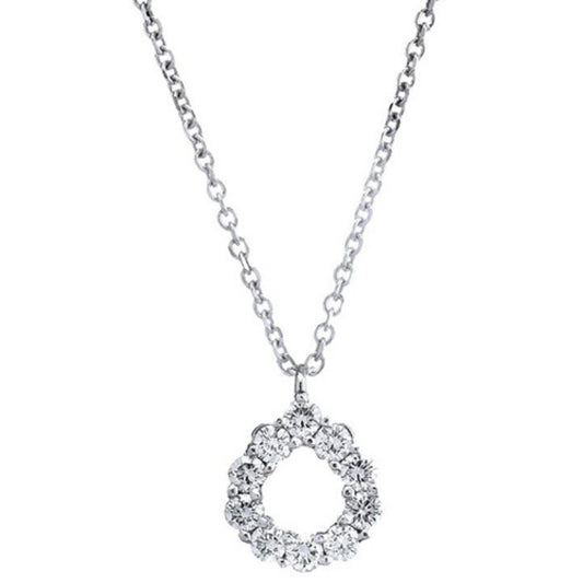 Goldsmith Gallery 18k White Gold 0.25ct Diamond Necklace - Goldsmith Gallery Collection