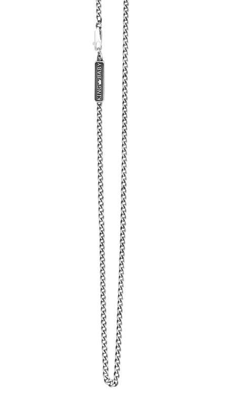 KING BABY FINE CURB LINK CHAIN NECKLACE - KING BABY