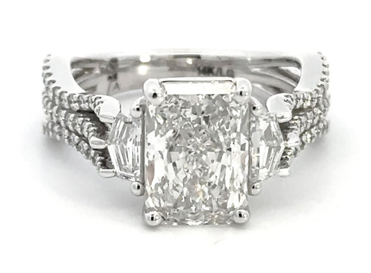 DIAMOND ENGAGEMENT RING (W/DIA CENTER) - HAYLIE ANN BRIDAL (IMAGINE BRIDAL)