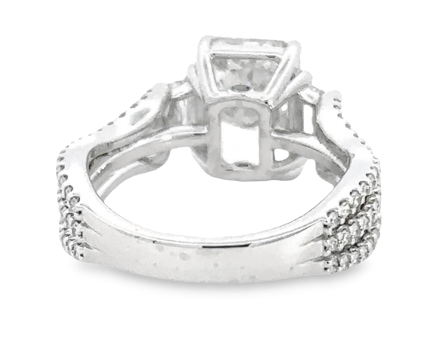 DIAMOND ENGAGEMENT RING (W/DIA CENTER) - HAYLIE ANN BRIDAL (IMAGINE BRIDAL)