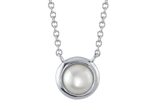 PEARL STATION NECKLACE - SHY CREATION