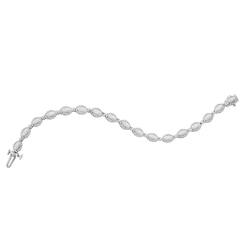 Charles Krypell Silver Collection 17 Marquee Silver Link Bracelet - Charles Krypell