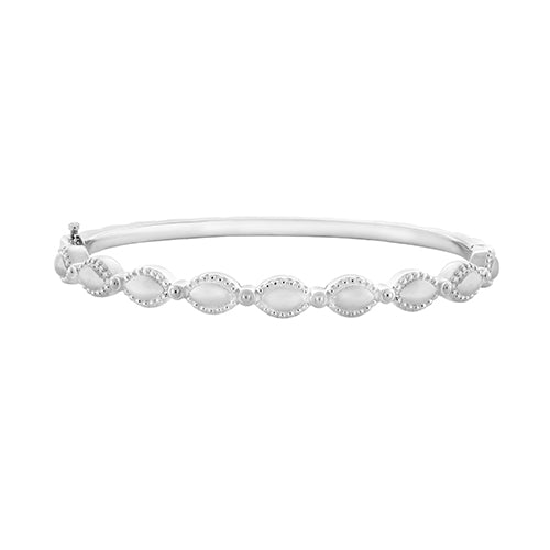 Charles Krypell Silver Collection Nine Silver Marquee Station Bracelet - Charles Krypell