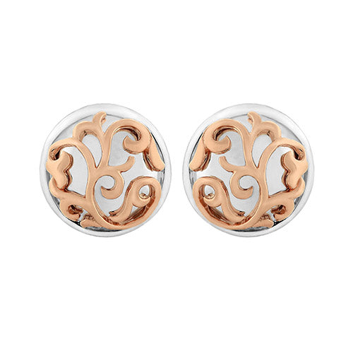 Charles Krypell Silver Collection Ivy Lace Stud Earrings - Charles Krypell