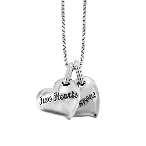 Charles Krypell A Love Story Collection Large ''Two Hearts Beat As One'' Pendant - Charles Krypell