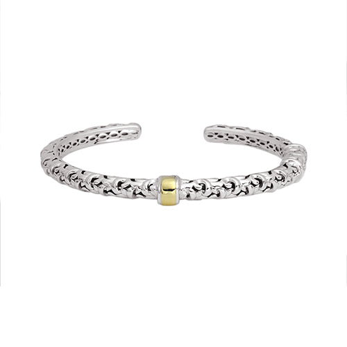 Charles Krypell Silver Collection Gold Cuff Bracelet - Charles Krypell