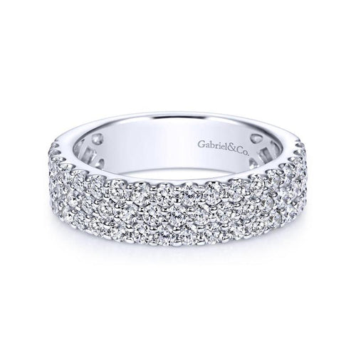 Gabriel & Co. 14k White Gold Stackable Diamond Ring - Gabriel & Co. Fashion