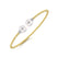 Gabriel & Co. 14k Yellow Gold Bujukan Pearl & Diamond Bangle Bracelet - Gabriel & Co. Fashion