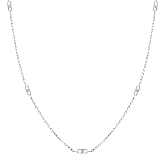 Michael M 14k White Gold Diamond Necklace - Michael M