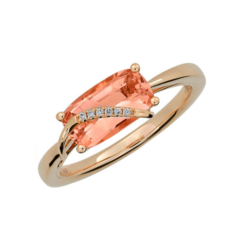 Chatham 14k Rose Gold Diamond Ring