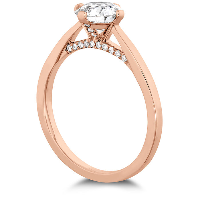 Hearts on Fire Deco Chic Solitaire Engagement Ring - Hearts on Fire