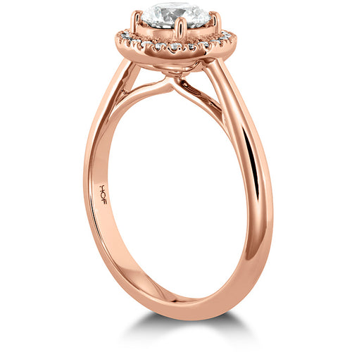 Hearts on Fire Destiny HOF Halo Engagement Ring - Hearts on Fire