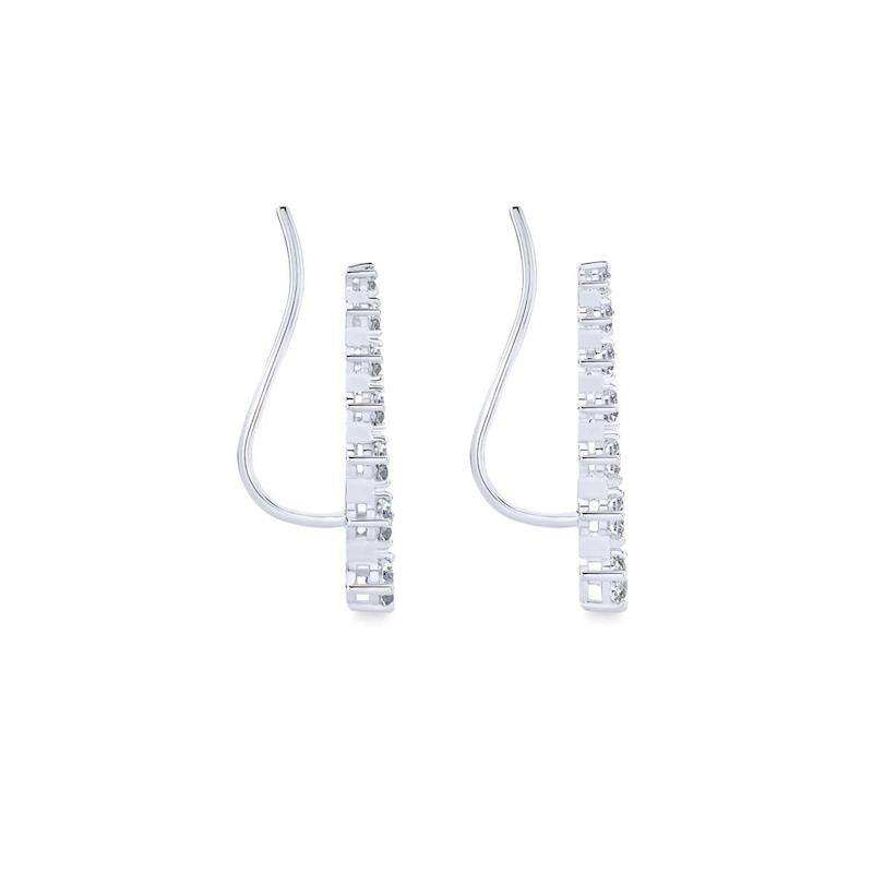 Gabriel & Co. 14k White Gold Lusso Diamond Stud Earrings - Gabriel & Co. Fashion