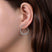 Gabriel & Co. 14k White Gold Kaslique Diamond Hoop Earrings - Gabriel & Co. Fashion