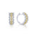 Gabriel & Co. 14k Two Tone Kaslique Diamond Huggie Earrings - Gabriel & Co. Fashion