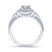 Gabriel & Co. 14k White Gold Victorian Vintage Engagement Ring - Gabriel & Co.