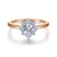 Gabriel & Co. 14k Two Tone Gold Starlight Halo Engagement Ring - Gabriel & Co.