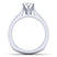 Gabriel & Co 14K White Gold Allie Solitaire Diamond Engagement Ring - Gabriel & Co.