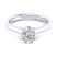 Gabriel & Co 14K White Gold Rina Solitaire Diamond Engagement Ring - Gabriel & Co.
