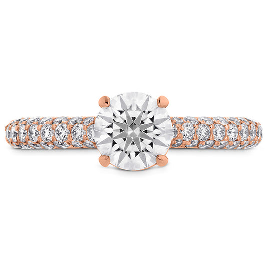 Hearts on Fire Euphoria HOF Engagement Ring - Diamond Band - Hearts on Fire