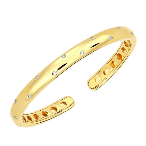 Chatham 14k Yellow Gold Lab Grown Diamond Bracelet - Chatham