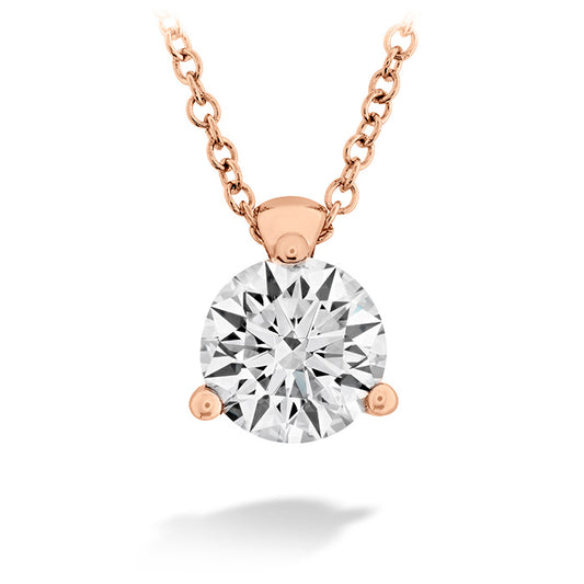 Hearts on Fire HOF Classic 3 Prong Solitaire Pendant - Hearts on Fire