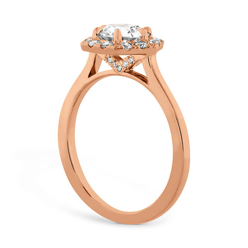 Hearts on Fire HOF Hexagonal Engagement Ring - Hearts on Fire