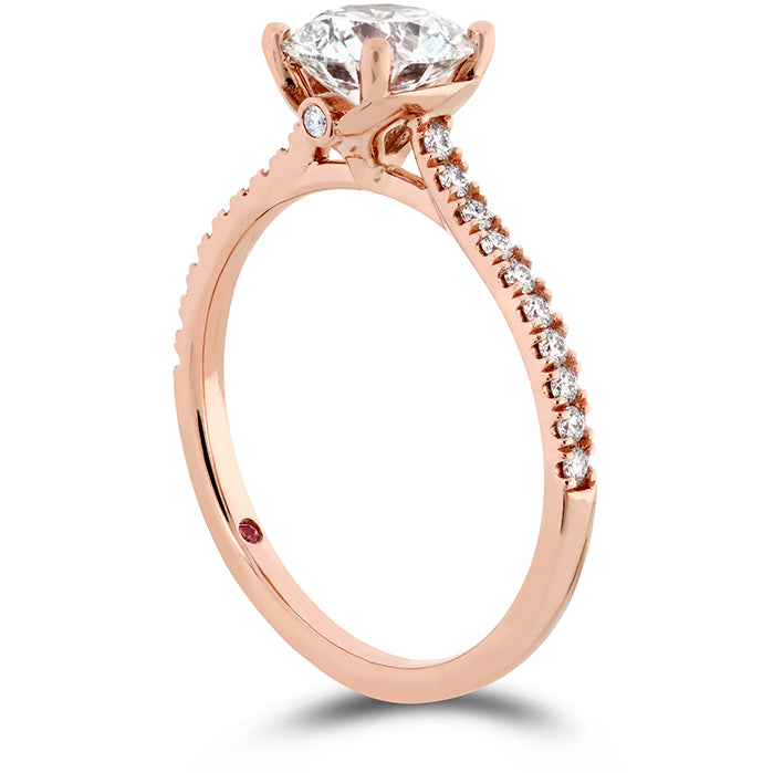 Hearts on Fire Sloane Silhouette Engagement Ring Diamond Band - Hearts on Fire