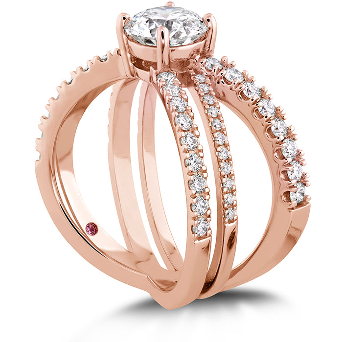 Hearts on Fire Harley Wrap Engagement Ring - Hearts on Fire