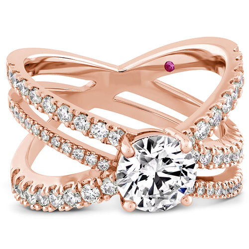 Hearts on Fire Harley Wrap Engagement Ring - Hearts on Fire