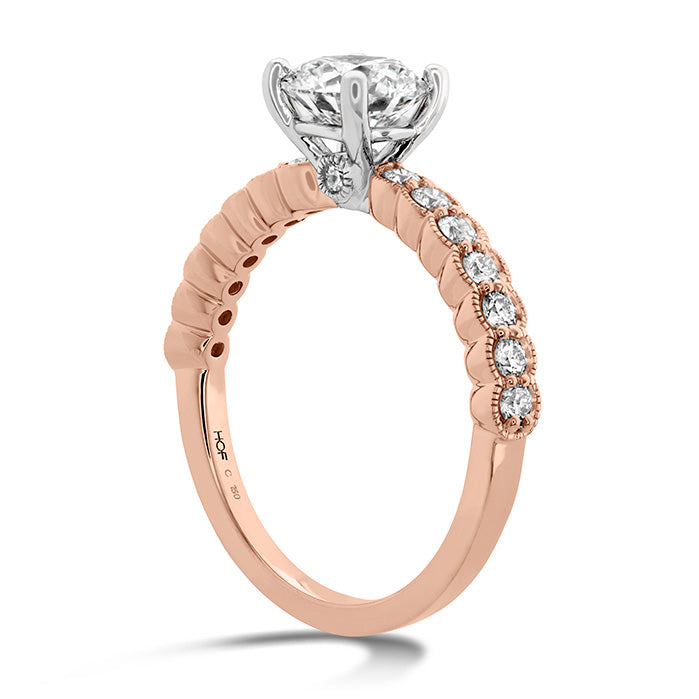 Hearts on Fire Isabelle Milgrain Engagement Ring - Hearts on Fire