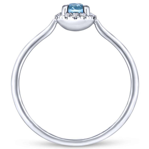 Gabriel & Co. 14k White Gold Lusso Color Diamond Ring - Gabriel & Co. Fashion