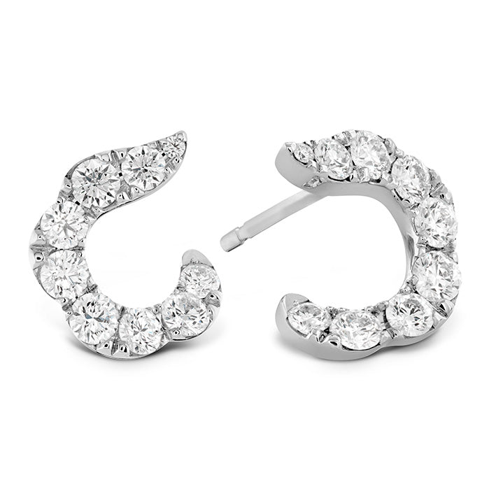 Hearts on Fire Lorelei Crescent Diamond Earrings - Hearts on Fire