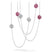 Hearts on Fire Lorelei Diamond and Ruby Floral Station Necklace - Hearts on Fire