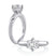A. Jaffe Classic 6 Prong Solitaire Engagement Ring - A. Jaffe