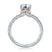 A. Jaffe Delicate Oval Solitaire with Belted Gallery Detail - A. Jaffe