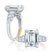 A. Jaffe Brilliant Emerald Diamond Engagement Ring - A. Jaffe