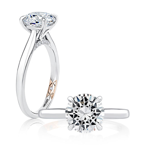 A. Jaffe Four Prong Diamond Engagement Ring - A. Jaffe