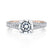 A. Jaffe Regal Split Signature Round Diamond Engagement Ring - A. Jaffe