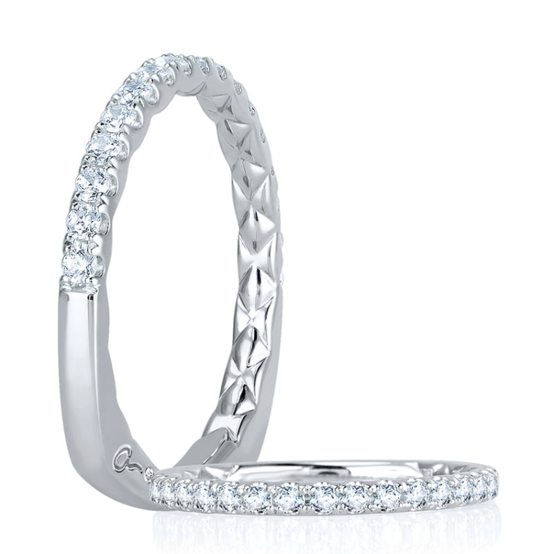 A. Jaffe Intricate Delicate Quilted Anniversary Band - A. Jaffe