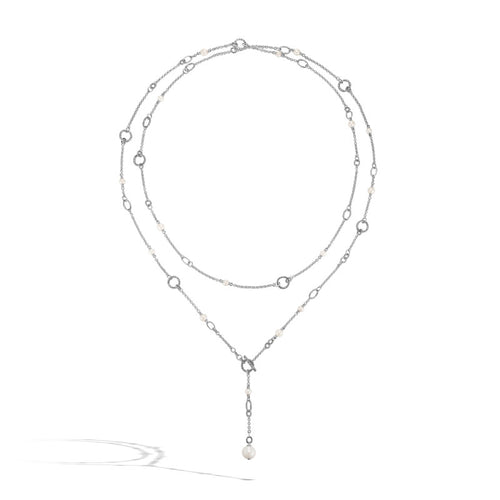 John Hardy Silver Classic Chain Women's Gemstone Necklace - John Hardy