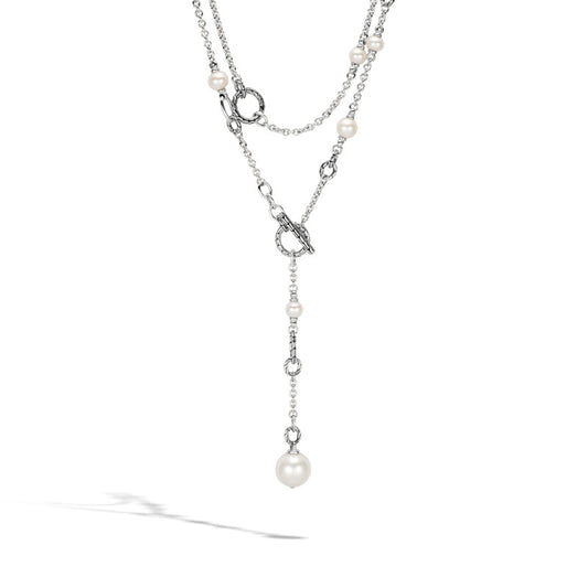 John Hardy Silver Classic Chain Women's Gemstone Necklace - John Hardy