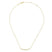 Gabriel & Co. 14k Yellow Gold Art Moderne Diamond Bar Necklace - Gabriel & Co. Fashion